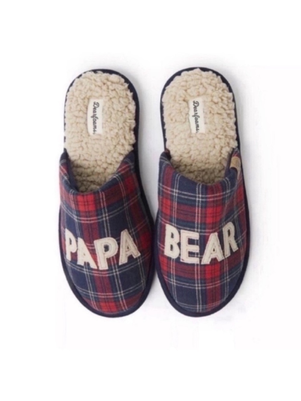 New Papa Bear Dearfoam Slippers